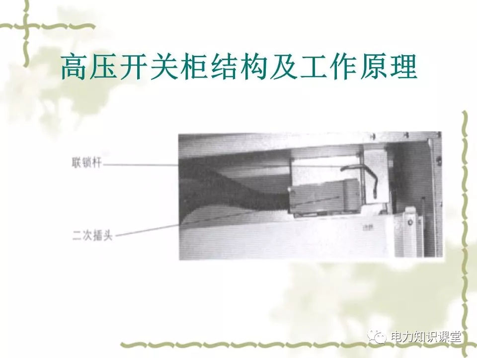 高压开关柜结构和工作原理