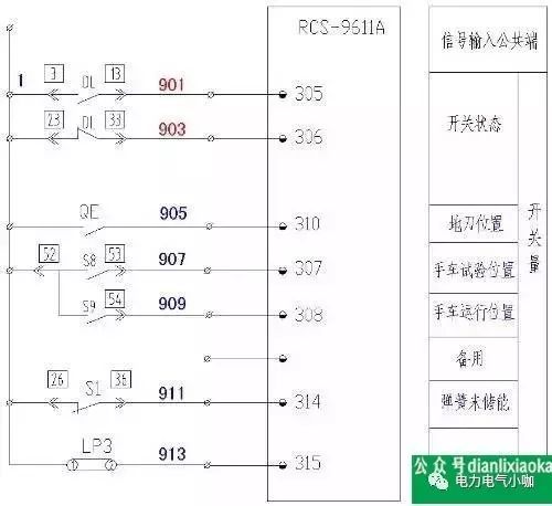 10KV开关柜二次接线图(带南瑞集宝图)