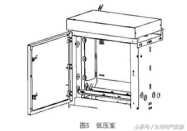 图片和文本:高电压开关柜结构
