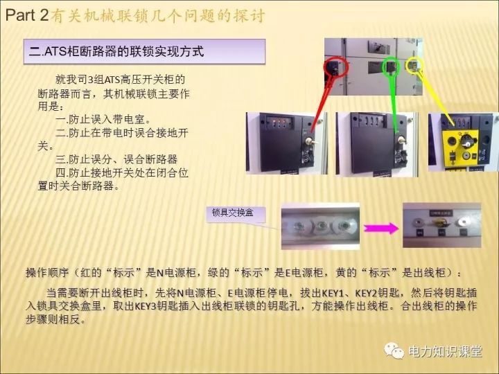 解释开关柜的机电联锁知识