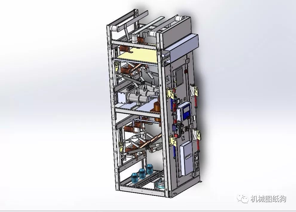 6-10KV电源开关柜三维模型图Solidworks设计