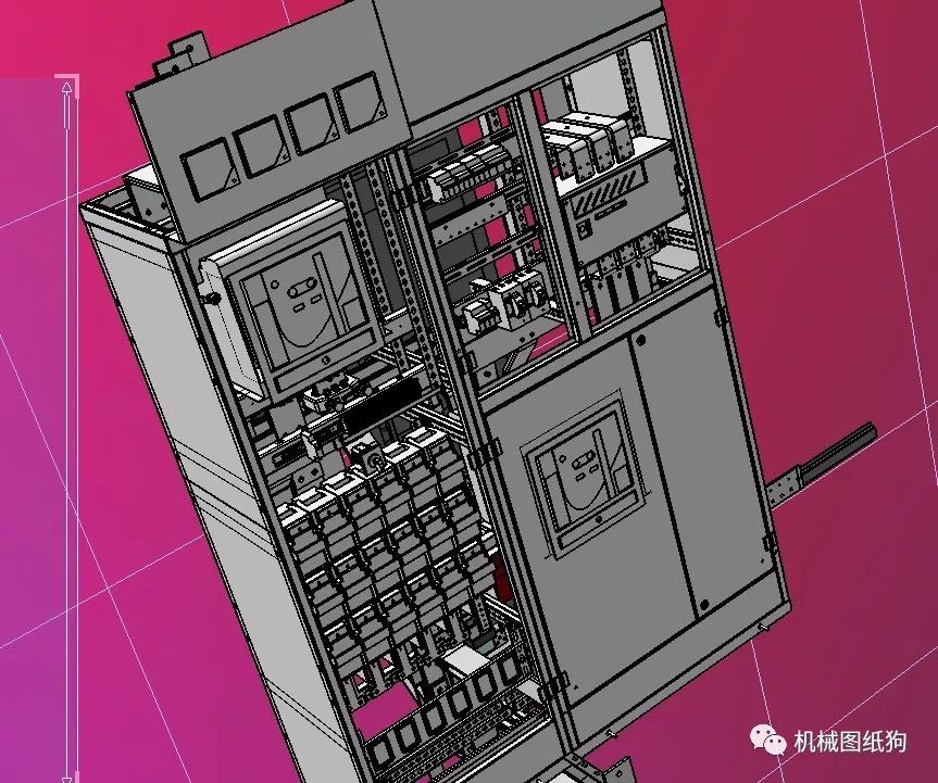 4KV 开关柜 IGS电气柜模型三维绘图格式