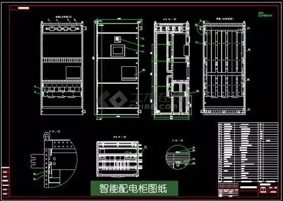 配电柜型号选择和绘图详细信息！