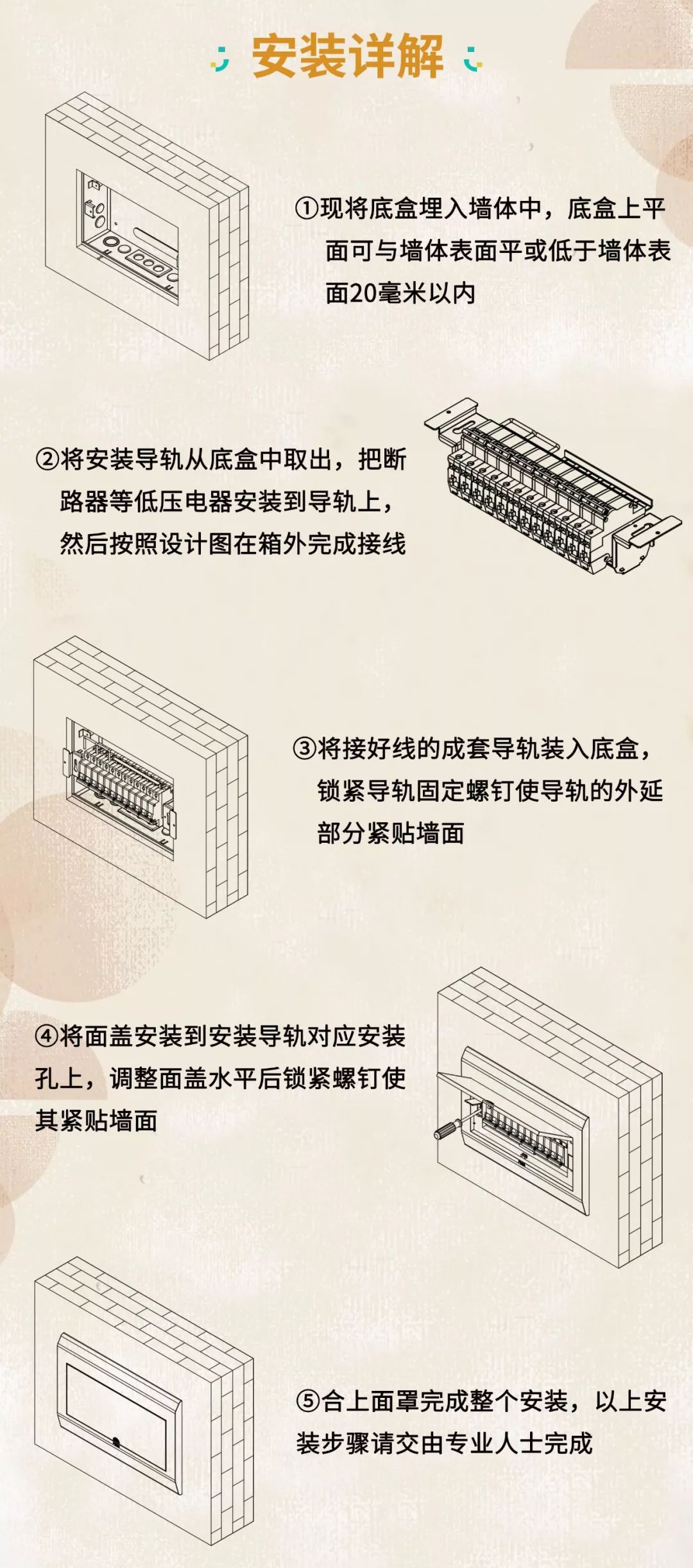 在安装配电箱之前，这个细节不能马虎。